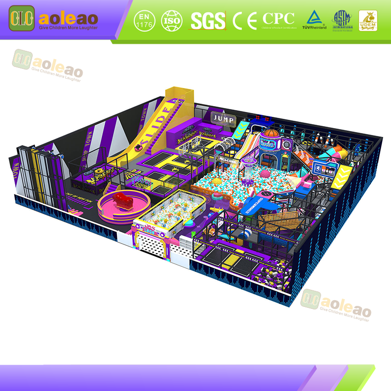 Export Commercial Trampoline Comply with International Standards Overseas Commercial Amusement Parks Cross-Border Special Supply Quality Compliance