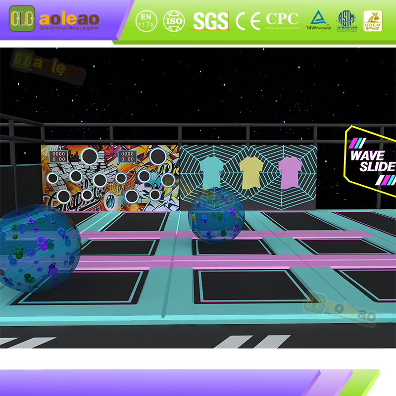 Large Commercial Trampoline Super Large Bouncing Surface Comprehensive Indoor Amusement Park Core Venue Traffic Project