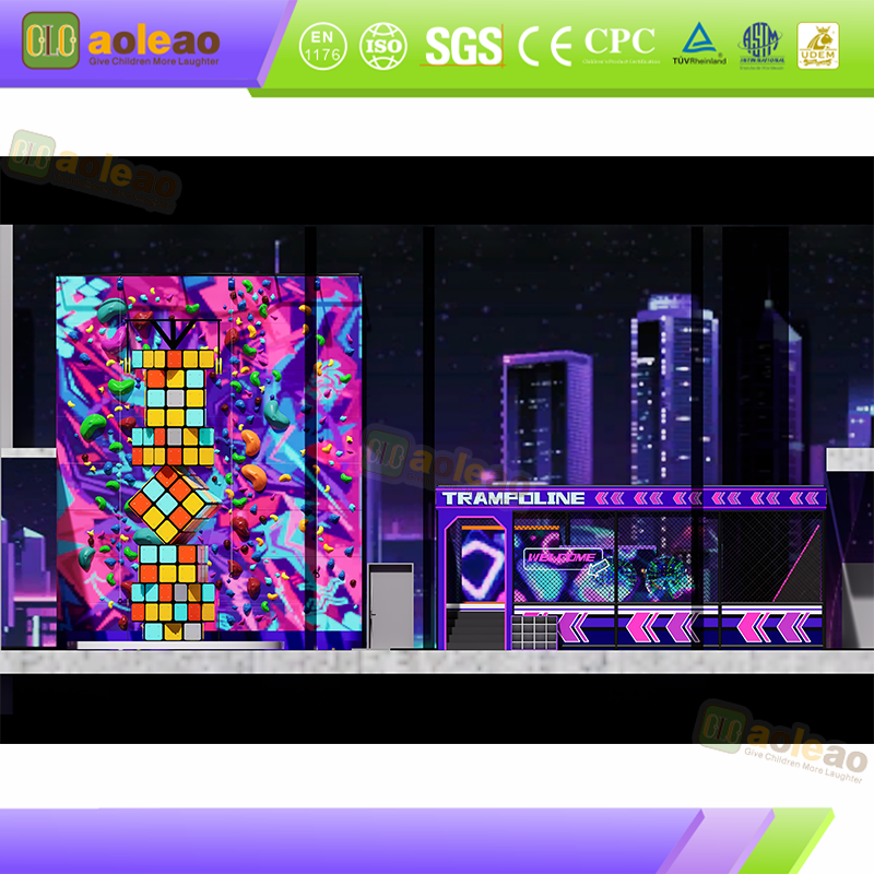 Small Playground Multi-Function Slide Maze, Community Kids Area, Easy Installation