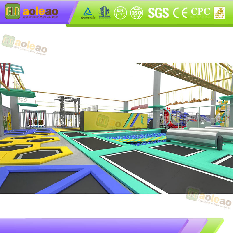 Development Naughty Castle Physical Obstacle For Youth Center Balance Coordination Training