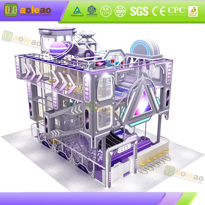 Space Themed Naughty Castle Sci-Fi Light For Indoor Playground Immersive Experience
