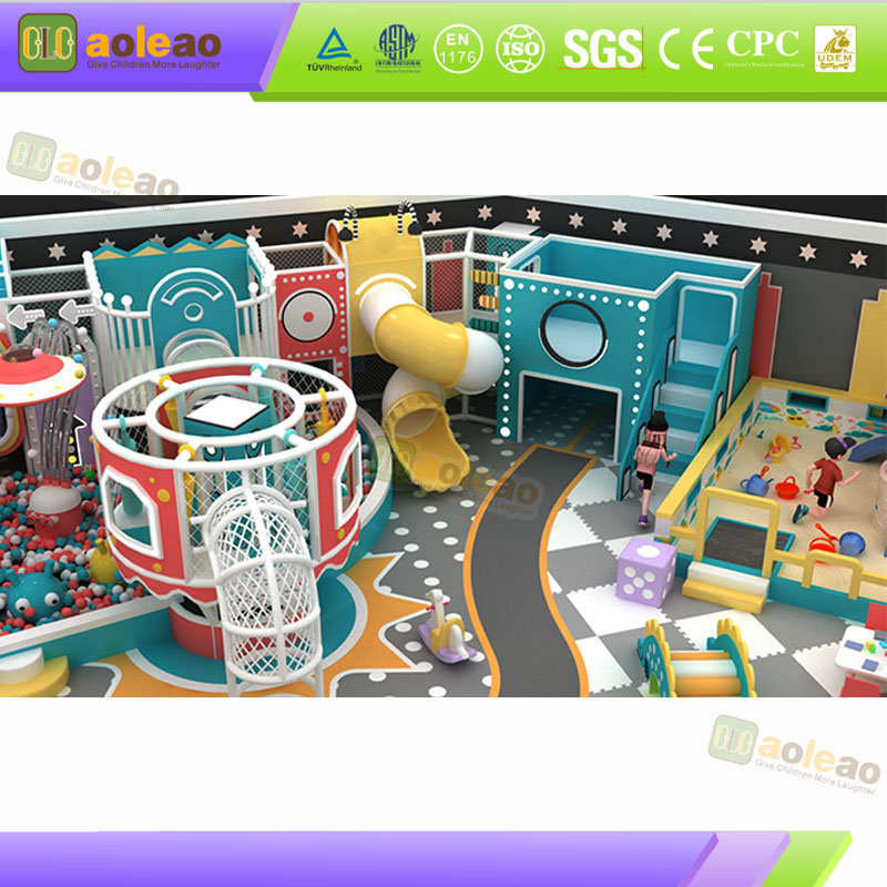 Commercial Play Structure Multi-functional Combination For Shopping Mall Kids Area Popular High Revenue