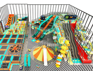 Trampoline Volcano Slide Ocean Ball Park Amusement Park
