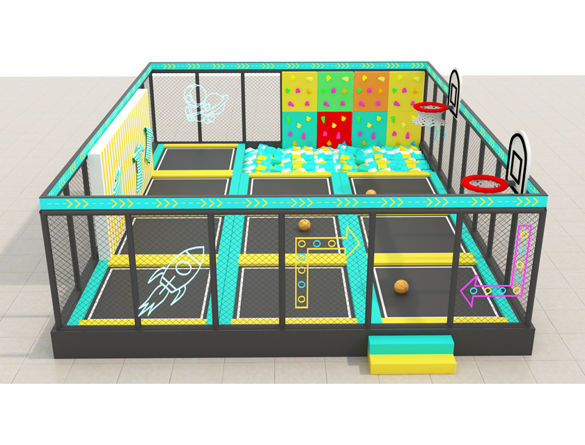 Basketball Trampoline Park Equipment