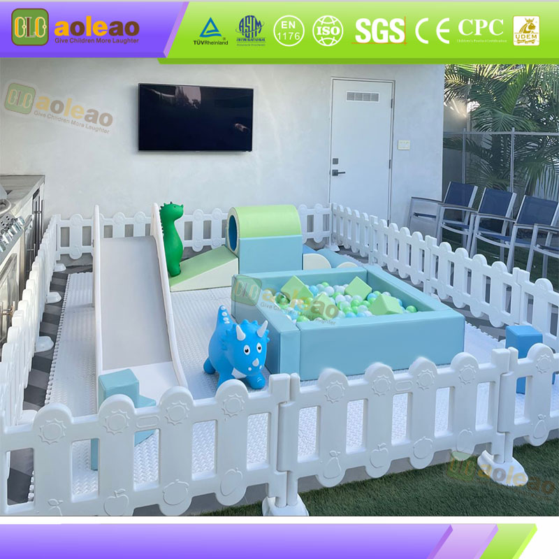 Soft Play Pen - Foldable Soft + Stable Base - Baby Play Zone - Portable Storage Safety | Aoleao