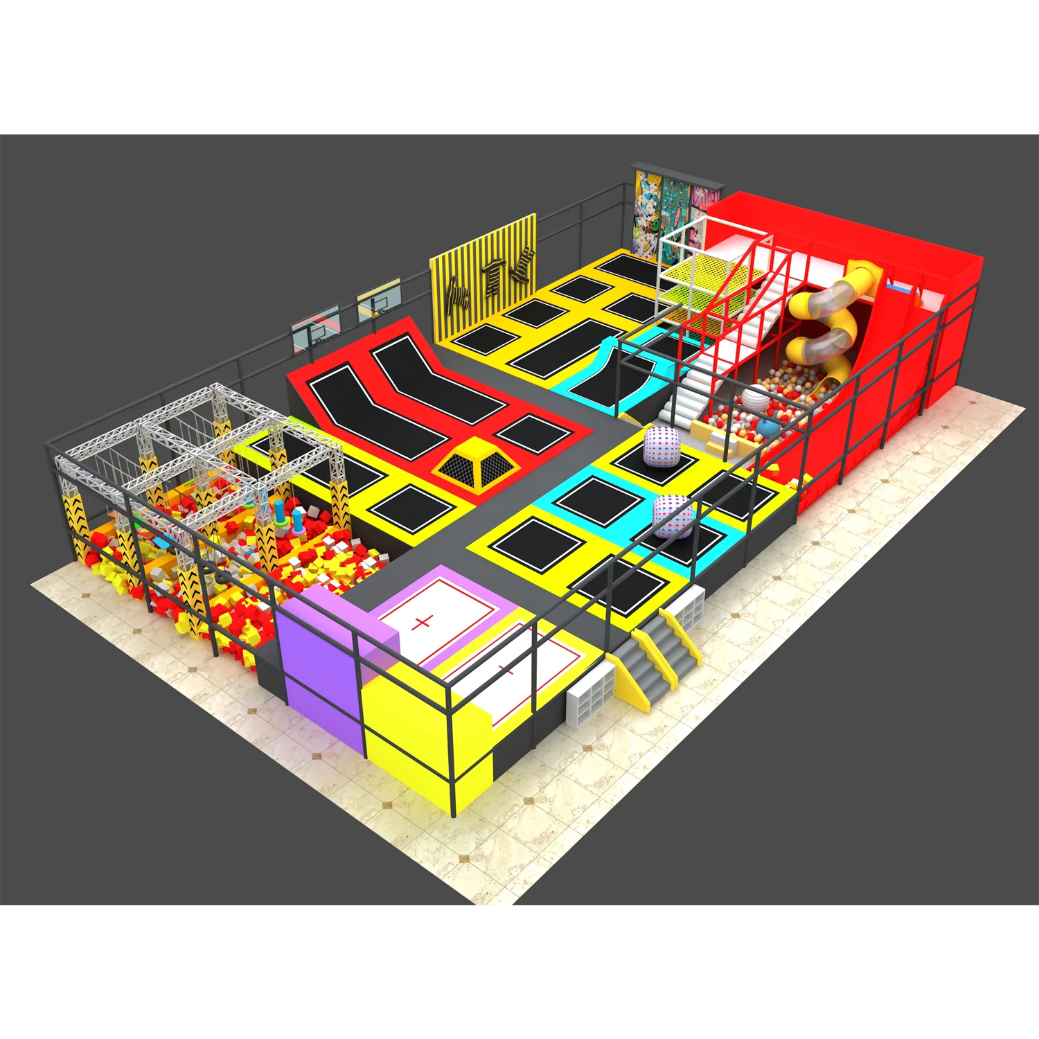 Gran trampolín en Sports Hall