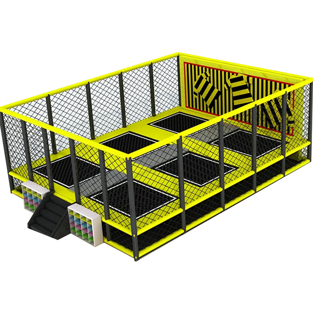 High-end atmospheric indoor trampoline