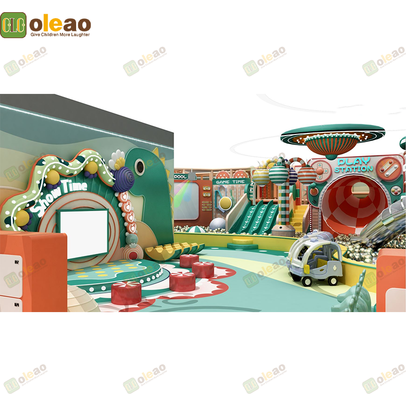 Binnen speeltuin Equipment Soft Play Toddler Climbing Kids Adventure Park (kruip door set