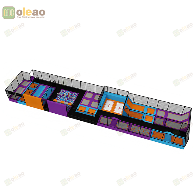 Large Commercial Indoor Trampoline Park for Family Entertainment Center