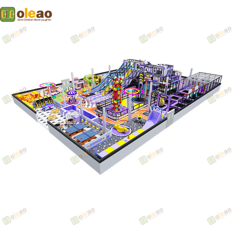 Indoor Playground Equipment Soft Play Toddler Climbing Kids Adventure Park (Foam Slide) 