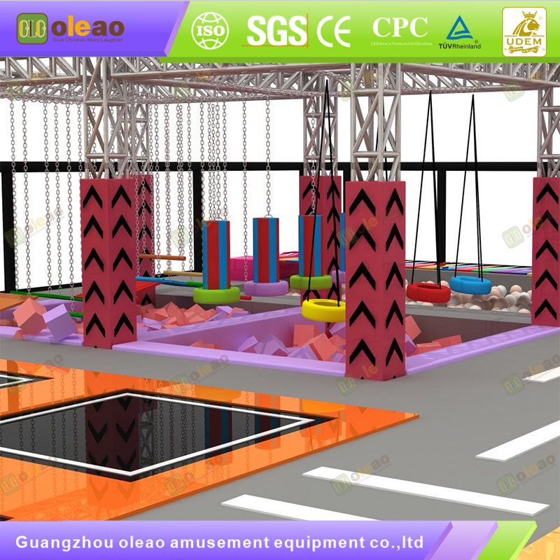  Trampoline Park – Strength-Training Playland – Kids Adventure Park with Challenge Zones