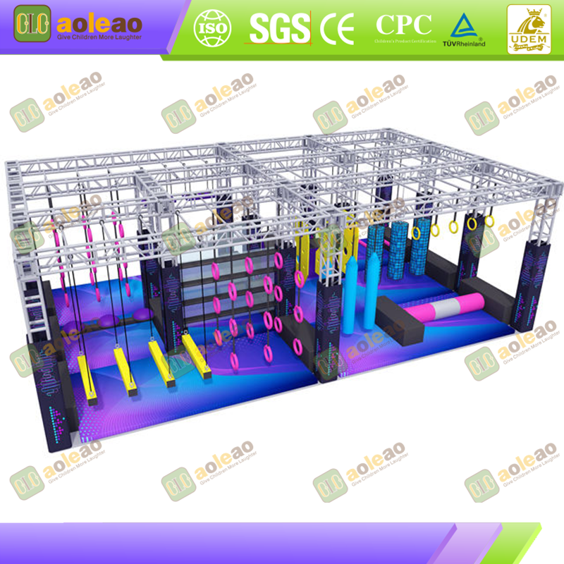 Ninja Course Strength Courses in Recreational Skill Training of a skill-training or recreational nature - Kids Adventure Space