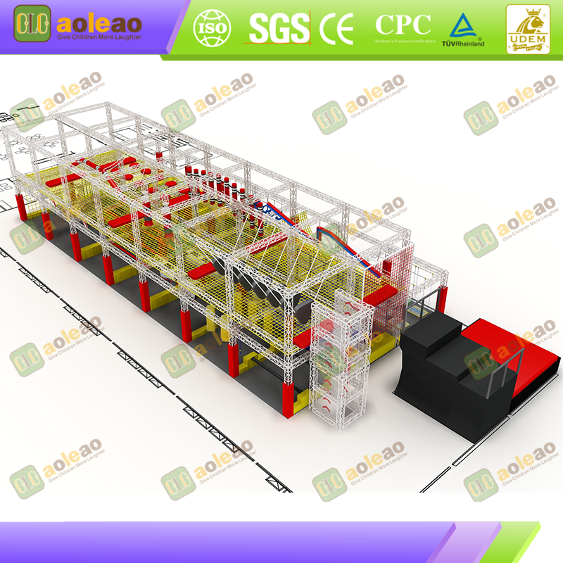 Ninja Course: Skill Training Recreational Nature and Strength Improvement in courses of a skill-training or recreational nature - Exclusive to Kids Adventure Park