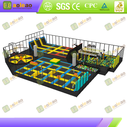 Trampoline Park – Energy-Burning Arena – Kids Adventure Park with Treasure Hunts