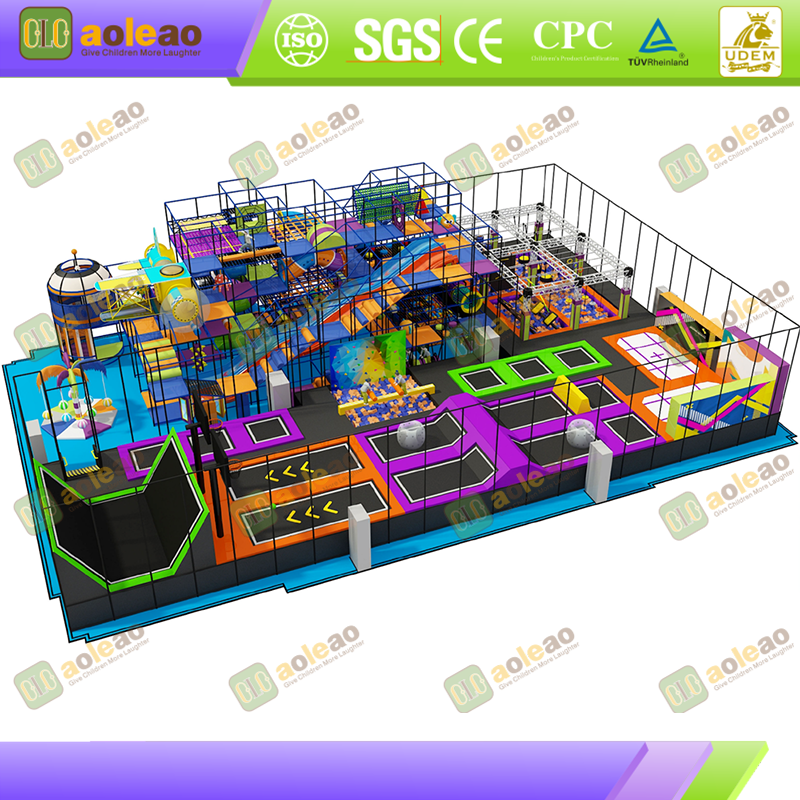 Trampoline Park – Endurance-Building Haven – Kids Adventure Park with Adventure Trails