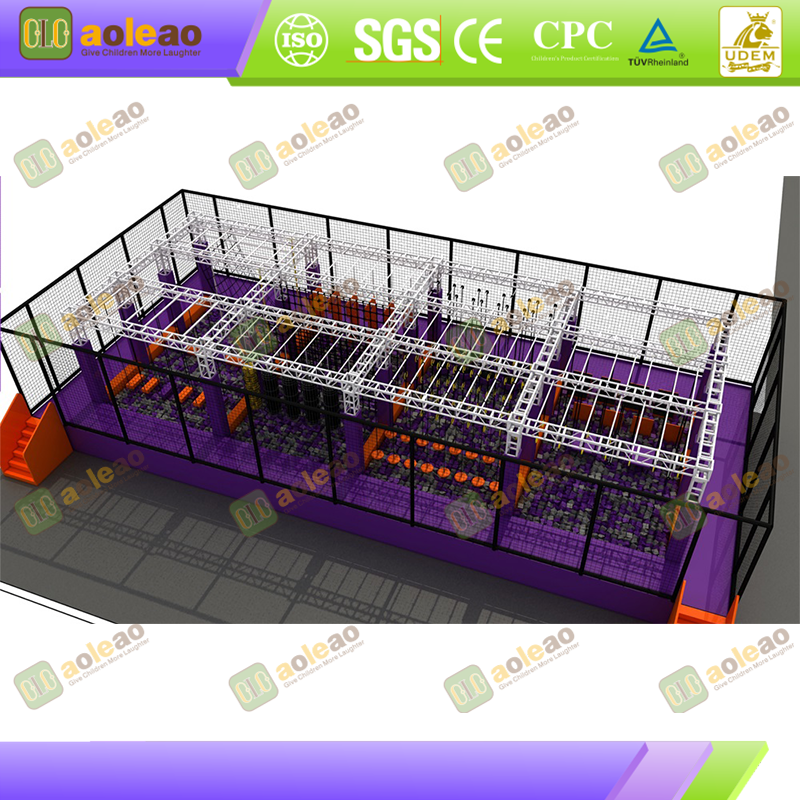 Trampoline Park – Skill-Enhancing Space – Kids Adventure Park with Obstacle Runs