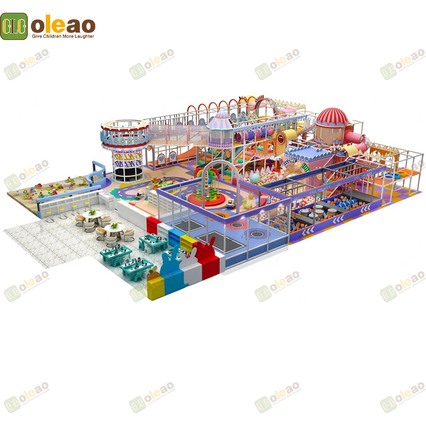 Indoor Playground Equipment Soft Play Toddler Climbing Kids Adventure Park (Soft Play Slide Mat) 
