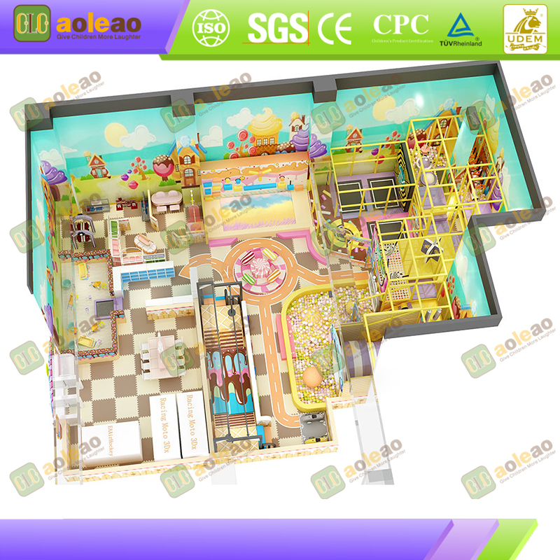 Custom Frame Playground Castle - Custom Design & Functions - Irregular Shops/Playground Renovations - Personalized Customization & High Adaptability