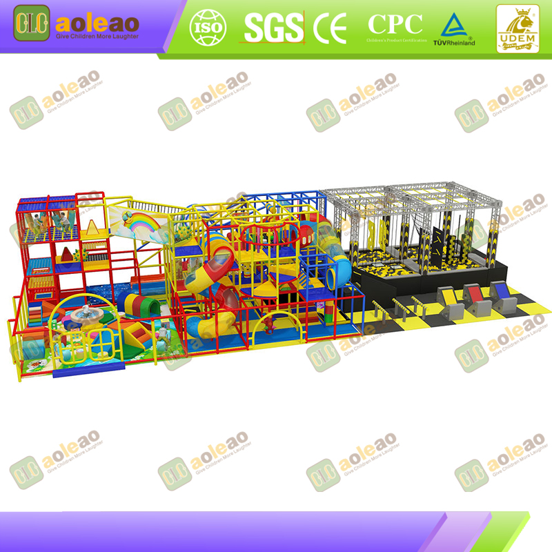 Frame-Type Indoor Playground Castle - Sturdy Steel Frame & Multi-Module Combination - Mall Atriums/Kids' Parks - High Load Capacity & Durable