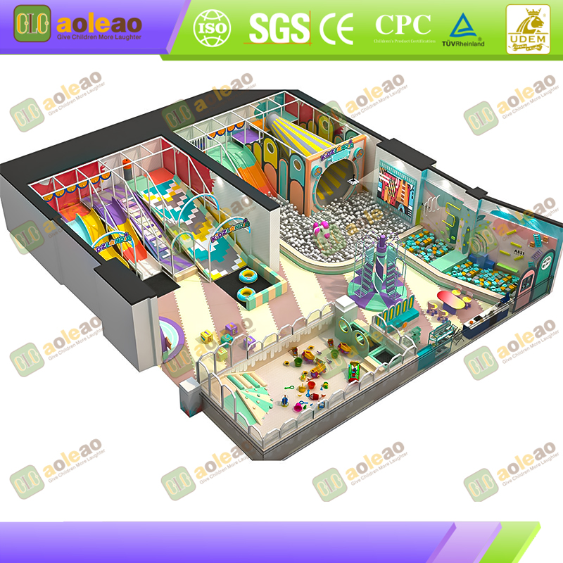 Foldable Frame Playground Castle - Quick Storage & Space-Saving - Family Villas/Private Clubs - Flexible Use & No Idle Time