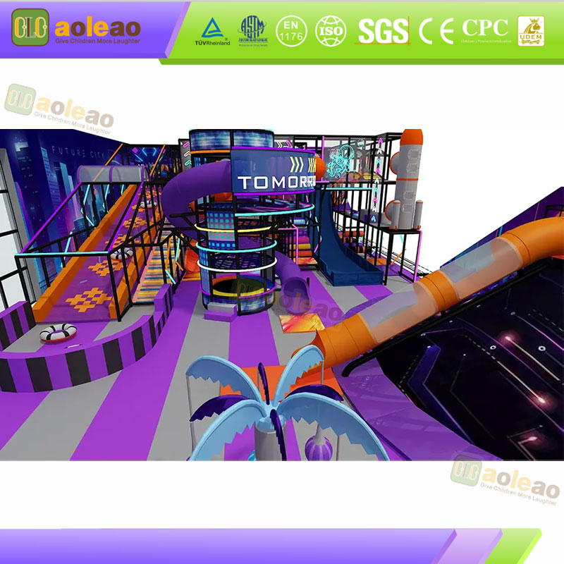 Large Indoor Naughty Castle Multi-Functional Combination Shopping Mall Kids Playground Safe Eco-Friendly Customizable
