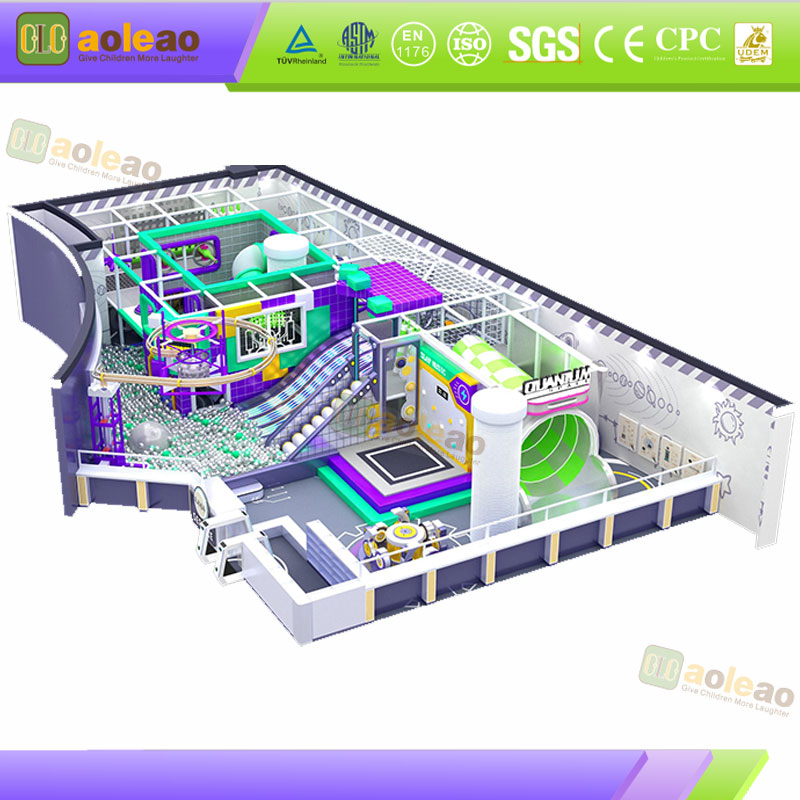 Indoor Planning Naughty Castle Free Layout Design Commercial Complex Rational Space Utilisation