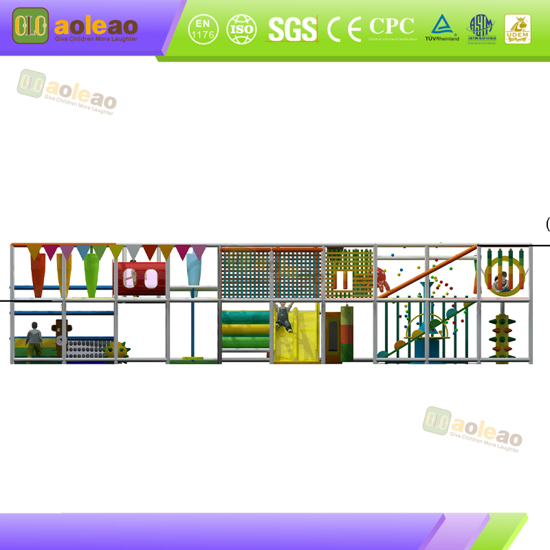 Naughty Castle Frame, mitmetasandiline v&auml;ljakutse, Mall Parent-Child Park, ohutu ja lihtne kasutamine