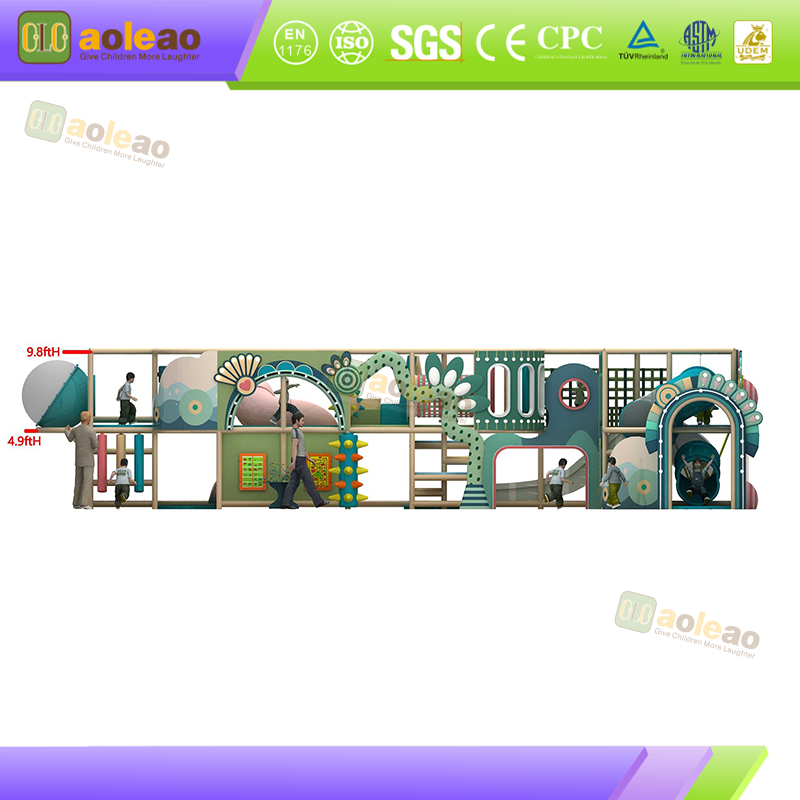 Anti-Slip Naughty Castle, Safety Mat, Indoor Playground, Anti-Fall & Anti-Bump