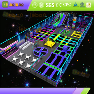 Large Combined Trampoline Multi-Function Splicing Design Large Indoor Amusement Venue Popular Hit Revenue Tool