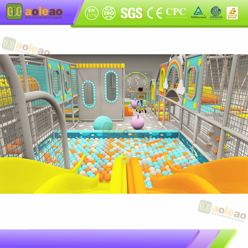 Small Playground Challenge Maze Slide, Indoor Play Equipment, Eco-Friendly