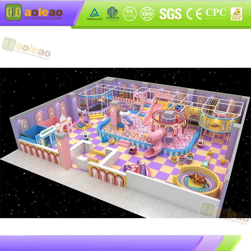 Kids Naughty Castle Ball Pit & Slide For Kindergarten Preschool Intelligence & Physical Improvement