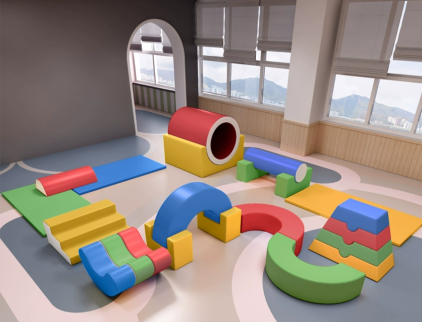 Soft games, children's training equipment, climbing, early education center, indoor combination soft pack toys