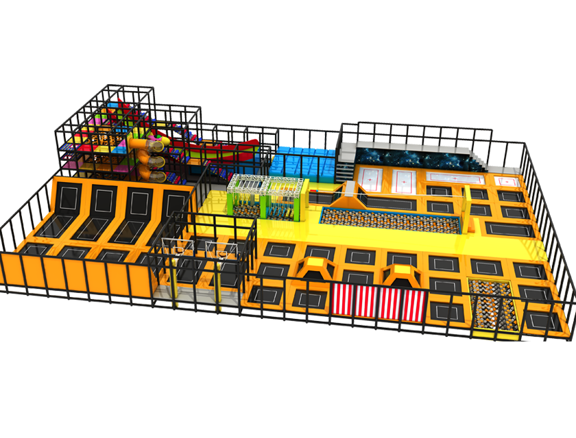 Multi Functional Trampoline Amusement Park Equipment