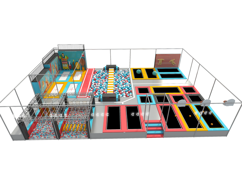 Basketball Trampoline Park Equipment