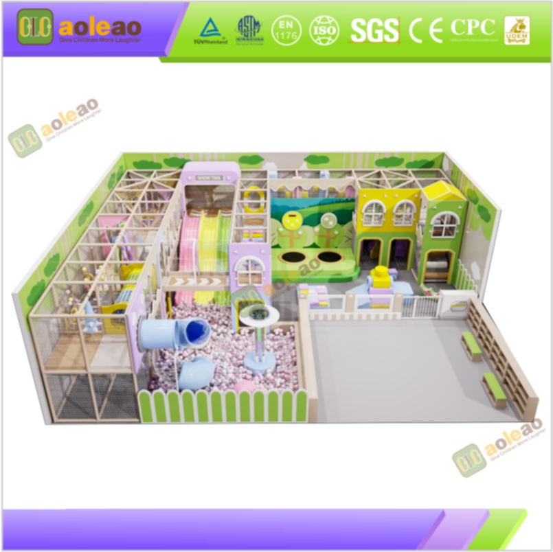 Playground Obstacle Course - Interactive Function - Indoor Theme Park - Strong Stability | Aoleao