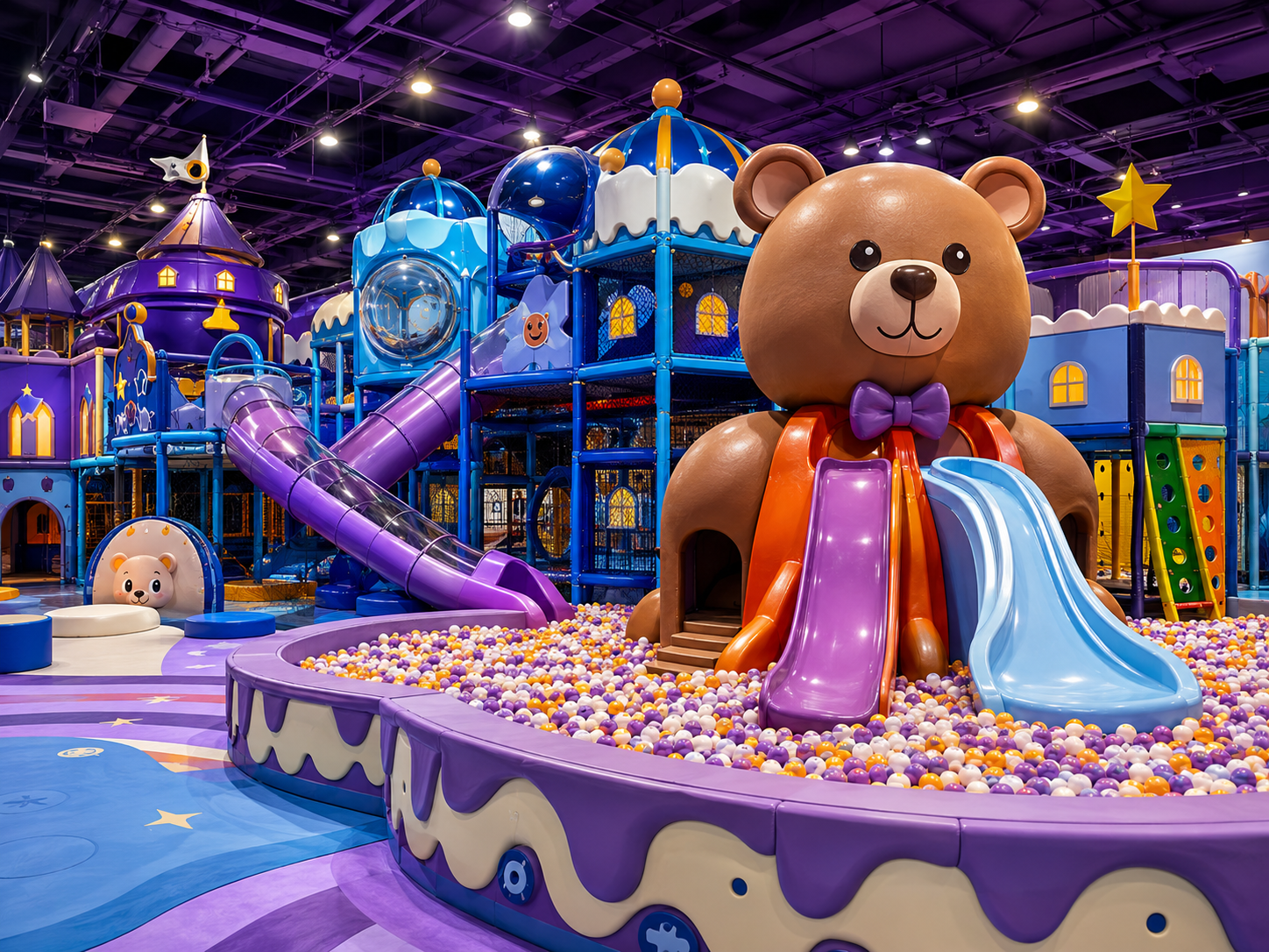 Themed custom indoor playground equipment