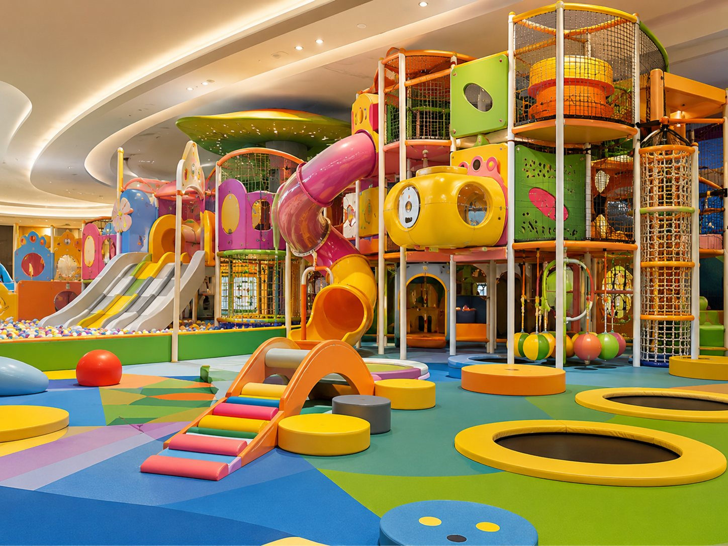 Shopping mall indoor playground equipment
